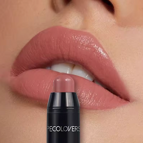 Batom fosco lápis à prova dwaterproof água de longa duração copo antiaderente matiz labial cosméticos nude batom caneta maquiagem maquillage
