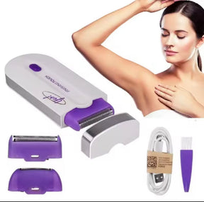Depilador depilador elétrico feminino corpo depilador facial carregamento sem fio